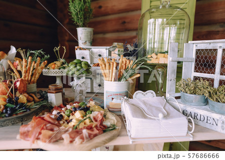 food buffet reception snacks cheese card honey and food buffet reception snacks cheese card honey and 57686666