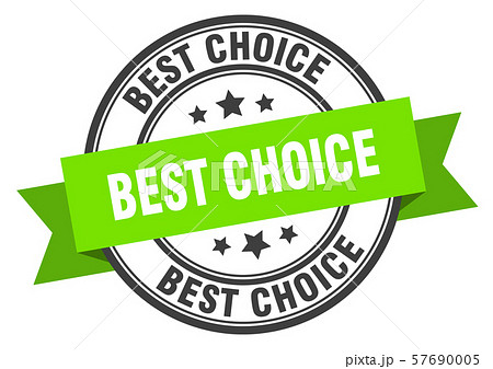 best choice label. best choice blue band sign. - Stock