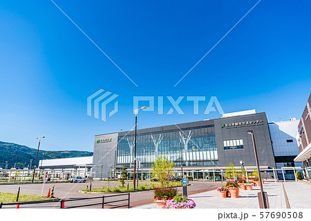 北海道新幹線 新函館北斗駅周辺の風景 北海道新幹線 新函館北斗駅周辺の風景 57690508