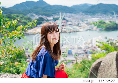 若い女性 観光 尾道 女子旅 若い女性 観光 尾道 女子旅 57690527