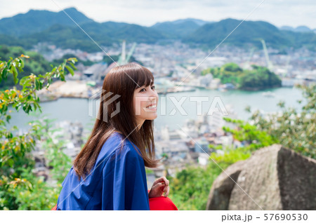 若い女性 観光 尾道 女子旅 若い女性 観光 尾道 女子旅 57690530