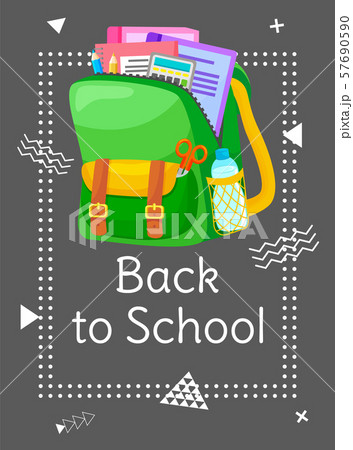 Colored School Backpack Back to School Colored School Backpack Back to School 57690590
