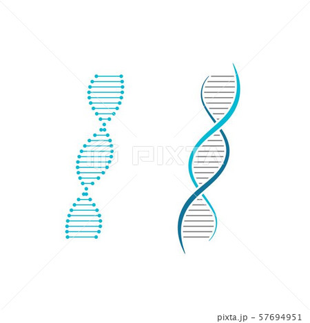 DNA vector icon illustration design DNA vector icon illustration design 57694951