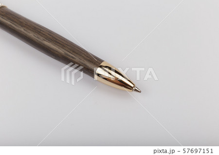 Exotic, Luxury Iroko wood bolt-action pen with 57697151