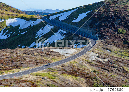 写真素材：志賀さわやか街道、草津、白根、高原道路 57698804