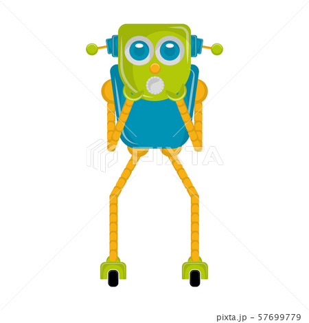Surprised robot toy 57699779