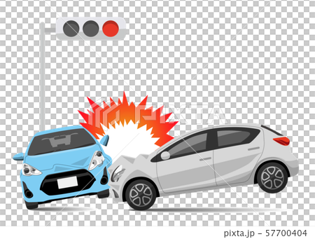 插圖素材 汽車 碰撞事故 插圖素材 圖庫