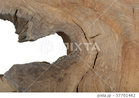 Beautiful texture of old carved stained oak. 57701462