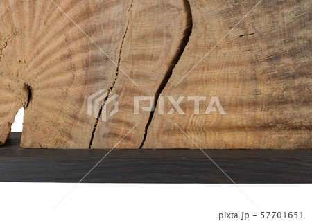 Beautiful texture of old carved stained oak. 57701651
