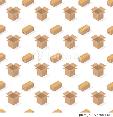 Seamless background from a set of cardboard boxes, 57706438