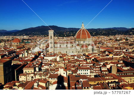 Famous view of Florence from Piazzale Michelangelo Famous view of Florence from Piazzale Michelangelo 57707267