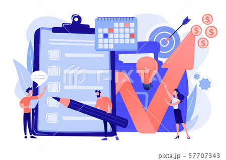 Project planning vector illustration Project planning vector illustration 57707343
