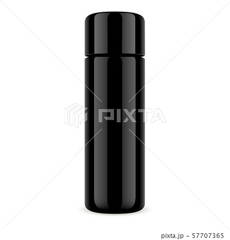 Black Cosmetic Bottle. Dry Shampoo Jar Mockup. Black Cosmetic Bottle. Dry Shampoo Jar Mockup. 57707365