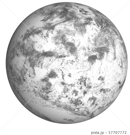 Frozen in Ice Earth planet with atmosphere 57707772