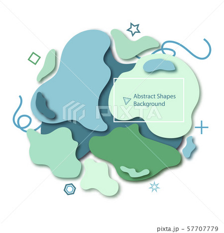 Abstract Shape Vector Graphic Template. Banner 57707779
