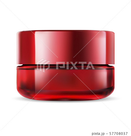 Cosmetic Jar. Glass Cream Bottle. Face Makeup Pack 57708037