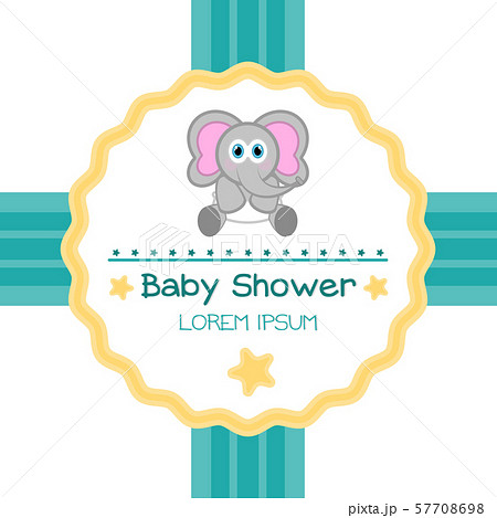 Baby shower card 57708698