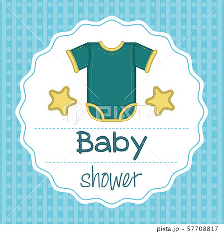Baby shower card 57708817