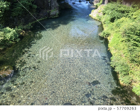 日光東照宮付近の爽やかな川 57709263