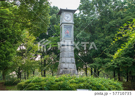 岩槻城址公園　からくり時計　さいたま市 57710735