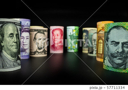 International money exchange. Foreign currency. 57711334