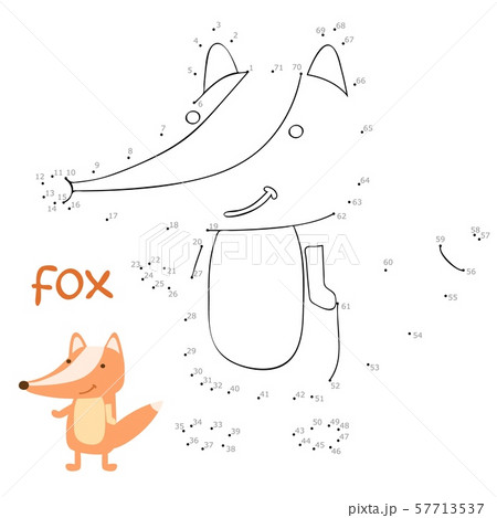 Coloring book and dot to dot game 57713537