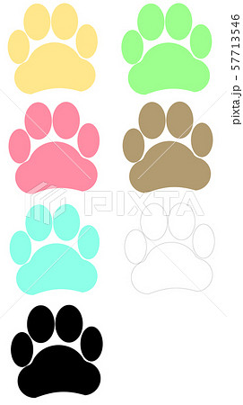 いぬ肉球セット 57713546