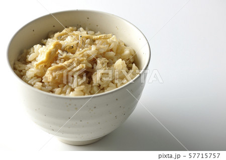 シラスと油揚げの炊き込みご飯 57715757