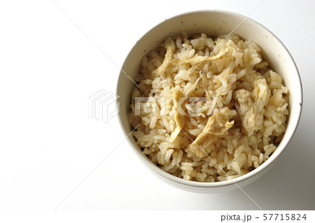 シラスと油揚げの炊き込みご飯 57715824