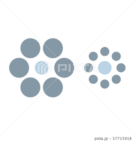 Graphic fiction and visual paradox. Hypnotic optical illusion. Magical shapes to deceive brain. 57715918