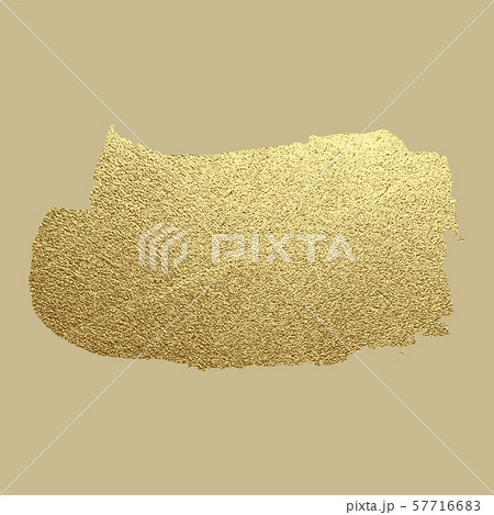 Vector gold paint stroke. Abstract gold glittering 57716683