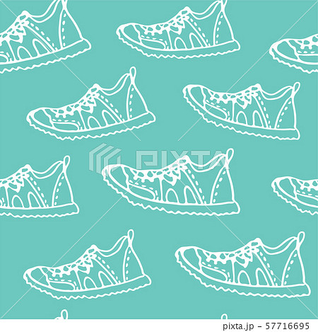 Run motivation background. Seamless sport pattern. 57716695