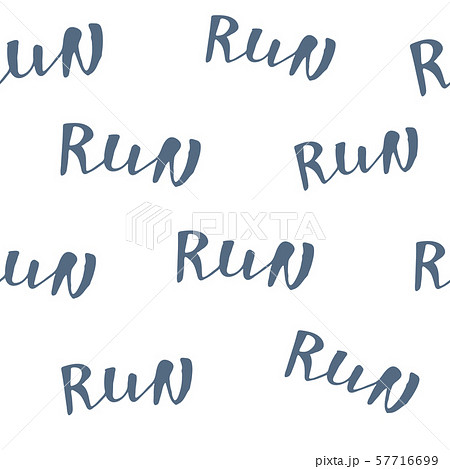 Run motivation background. Seamless sport pattern. 57716699