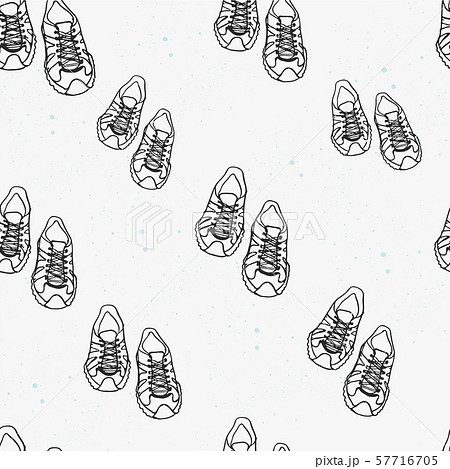 Run motivation background. Seamless sport pattern. 57716705