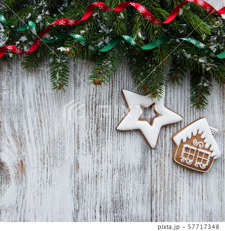 Christmas decoration with cookies Christmas decoration with cookies 57717348