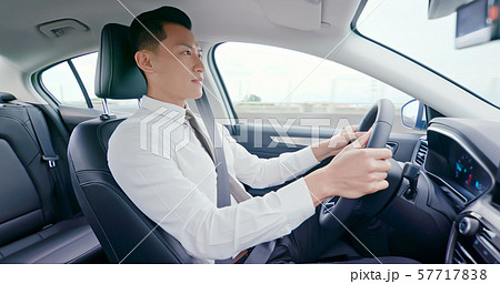 business asian man driving car 57717838