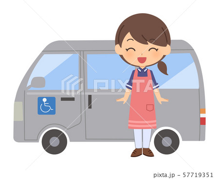 介護士　女性　笑顔 57719351