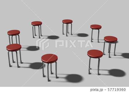 椅子　(並べた椅子) 57719360