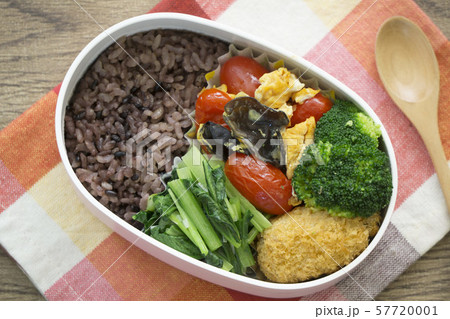 玄米のお弁当 japanese lunch box 玄米のお弁当 japanese lunch box 57720001