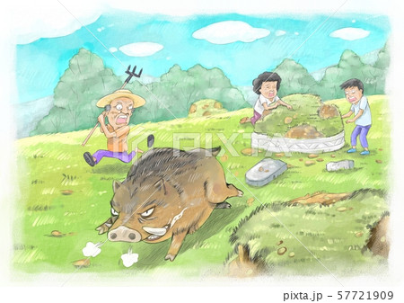 イラスト 会話 図 57721909