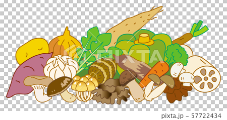 秋季の野菜 57722434