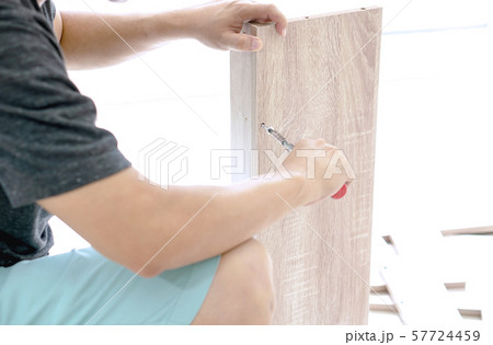 Assembleing furniture for new home 57724459