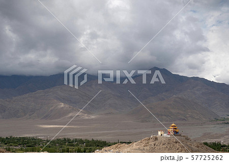Monastery near Leh, Ladakh, Jammu and Kashmir, India Monastery near Leh, Ladakh, Jammu and Kashmir, India 57725262