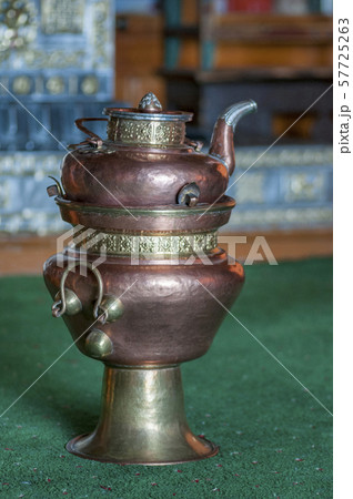 Traditional copper tea pot, Ladakh, Jammu and Kashmir, India 57725263