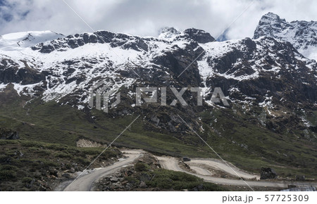 Long winding roads to Zero Point, Sikkim, India 57725309