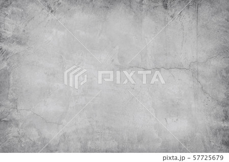 Old grungy texture, white grey color concrete cement wall with detail of rough stucco and crack for background and design art work. 57725679