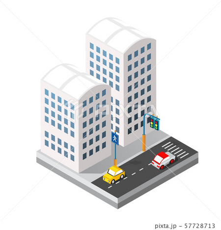 Isometric 3d module block 57728713