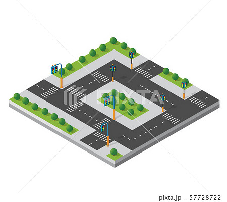 Isometric 3d module block 57728722