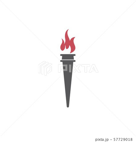 Torch vector icon illustration design Torch vector icon illustration design 57729018
