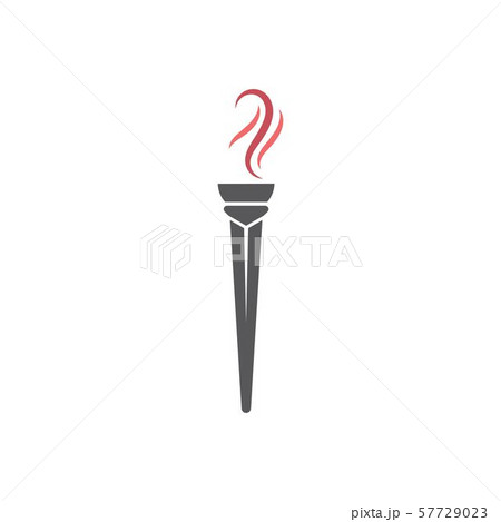 Torch vector icon illustration design 57729023